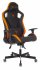 Кресло Knight OUTRIDER BO (Game chair Knight Outrider black/orange rombus eco.leather headrest cross metal) фото 4