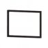 Ekinex Рамка прямоугольная пластиковая, EK-FOR-GAE,  серия Form,  цвет - интенсивный черный фото 1