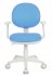 Кресло Бюрократ CH-W356AXSN/15-107 (Children chair CH-W356AXSN blue 15-107 cross plastic plastik белый) фото 2