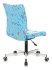 Кресло Бюрократ CH-330M/STICK-BLUE (Office chair CH-330M blue Sticks 06 cross metal хром) фото 4