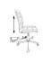 Кресло Бюрократ CH-330M/BEIGE (Office chair CH-330M beige Orion-10 eco.leather cross metal хром) фото 6
