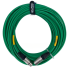 Кабель микрофонный GS-PRO XLR3F-XLR3M Green 20 m фото 1