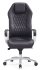 Кресло Бюрократ AURA/BLACK (Office chair _Aura black leather cross aluminum) фото 2