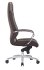 Кресло Бюрократ AURA/BROWN (Office chair _Aura brown leather cross aluminum) фото 3