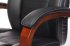 Кресло Бюрократ T-9923WALNUT/BLACK (Office chair T-9923WALNUT black leather cross metal/wood) фото 16
