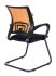 Кресло Бюрократ CH-695N-AV/OR/TW-11 (Office chair CH-695N-AV orange TW-38-3 seatblack TW-11 runners metal черный) фото 4