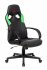 Кресло Zombie RUNNER GREEN (Game chair RUNNER black/green eco.leather cross plastic) фото 1