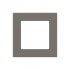 Ekinex Квадратная плата Fenix NTM, EK-DQG-FGL,  серия DEEP,  окно 55х55,  цвет - Серый Лондон фото 1