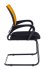 Кресло Бюрократ CH-695N-AV/OR/TW-11 (Office chair CH-695N-AV orange TW-38-3 seatblack TW-11 runners metal черный) фото 3