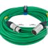 Кабель микрофонный GS-PRO XLR3F-XLR3M Green 20 m фото 2