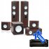 Комплект акустики Monitor Audio Silver RX6 AV12 walnut + AV Ресивер Onkyo TX-NR626 black фото 1