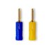 Разъем QED 1815 Airloc Plastic Banana Plug/20 Blue-Yellow фото 1