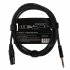 Микрофонный кабель ROCKDALE XF001-3M Black фото 2