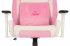 Кресло Zombie EPIC PRO PINK (Game chair EPIC PRO Fabric white/pink headrest cross plastic plastik белый) фото 16