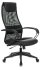 Кресло Бюрократ CH-608/BLACK (Office chair CH-608 black TW-01 seatblack TW-11 eco.leather/gauze headrest cross plastic) фото 1