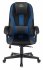 Кресло Zombie 9 BLUE (Game chair 9 black/blue textile/eco.leather cross plastic) фото 3
