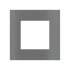 Ekinex Квадратная металлическая плата, EK-SQG-GBS,  серия Surface,  окно 55х55,  отделка - матовый титан фото 1