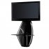Кронштейн для телевизора Meliconi GHOST DESIGN 500 gloss black (фиксированный кронштейн для ТВ 37 - 50) фото 1