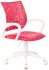 Кресло Бюрократ KD-W4/STICK-PINK (Children chair KD-W4 crimson Sticks 05 cross plastic белый plastik белый) фото 1