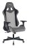 Кресло Zombie VIKING 7 KNIGHT GR (Game chair VIKING 7 KNIGHT Fabric grey Loft rombus textile/eco.leather headrest cross metal) фото 12