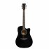 Электроакустическая гитара ROCKDALE Aurora D3-E Gloss C BK фото 1