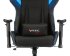 Кресло Zombie VIKING 4 AERO BLUE (Game chair VIKING 4 AERO black/blue textile/eco.leather headrest cross plastic) фото 17