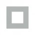 Ekinex Квадратная плата Fenix NTM, EK-DQP-FGE,  серия DEEP,  окно 45х45,  цвет - Серый Эфес фото 1