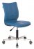 Кресло Бюрократ CH-330M/OR-03 (Office chair CH-330M blue Orion-03 eco.leather cross metal хром) фото 1