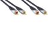 Межблочный кабель Bandridge High Definition Stereo Audio Cable 2 x RCA M - 2 x RCA M 1.0m (SAL4201) фото 1