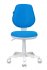 Кресло Бюрократ CH-W213/TW-55 (Children chair CH-W213 blue TW-55 cross plastic plastik белый) фото 2