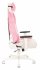 Кресло Zombie EPIC PRO PINK (Game chair EPIC PRO Fabric white/pink headrest cross plastic plastik белый) фото 13