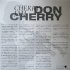 Виниловая пластинка Don Cherry - Cherry Jam EP (Black Vinyl LP) фото 6