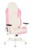 Кресло Zombie EPIC PRO PINK (Game chair EPIC PRO Fabric white/pink headrest cross plastic plastik белый) фото 4