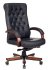 Кресло Бюрократ T-9928WALNUT/BLACK (Office chair T-9928WALNUT black leather cross metal/wood) фото 1
