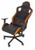 Кресло Knight OUTRIDER BO (Game chair Knight Outrider black/orange rombus eco.leather headrest cross metal) фото 11
