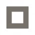 Ekinex Квадратная плата Fenix NTM, EK-DQP-FGL,  серия DEEP,  окно 45х45,  цвет - Серый Лондон фото 1