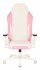 Кресло Zombie EPIC PRO PINK (Game chair EPIC PRO Fabric white/pink headrest cross plastic plastik белый) фото 5