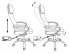Кресло Бюрократ CH-608SL/BLACK (Office chair CH-608SL black TW-01 TW-11 eco.leather/gauze headrest cross metal хром) фото 7