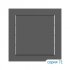 Ekinex Клавиша 71 квадратная, EK-T1Q-FGB,  1 шт,  материал - Fenix NTM,  цвет - Серый Бромо фото 1