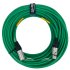 Кабель микрофонный GS-PRO XLR3F-XLR3M Green 30 m фото 1