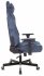 Кресло Knight N1 BLUE (Game chair Knight N1 Fabric blue Light-27 headrest cross metal) фото 10