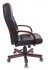 Кресло Бюрократ T-9908/WALNUT (Office chair T-9908 black leather cross metal/wood) фото 3