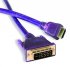 Межблочный кабель QED Qunex HDMI/DVI-P 1.0m фото 1