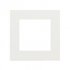 Ekinex Квадратная плата Fenix NTM, EK-SQS-FBM,  серия Surface,  окно 60х60,  цвет - Белый Мале фото 1