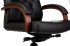Кресло Бюрократ T-9928WALNUT/BLACK (Office chair T-9928WALNUT black leather cross metal/wood) фото 6
