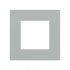 Ekinex Квадратная плата Fenix NTM, EK-SQG-FGE,  серия Surface,  окно 55х55,  цвет - Серый Эфес фото 1