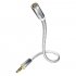 In-Akustik Premium Extension Audio Cable 3.0m 3.5mm jack<>3.5mm jack(F)+6.3 jack adapter #00410203 картинка 1