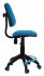 Кресло Бюрократ KD-4-F/TW-55 (Children chair KD-4-F blue TW-55 cross plastic footrest) фото 3