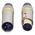Разъем Tchernov Cable XLR Plug Classic G yellow male female pair фото 1