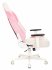 Кресло Zombie EPIC PRO PINK (Game chair EPIC PRO Fabric white/pink headrest cross plastic plastik белый) фото 8